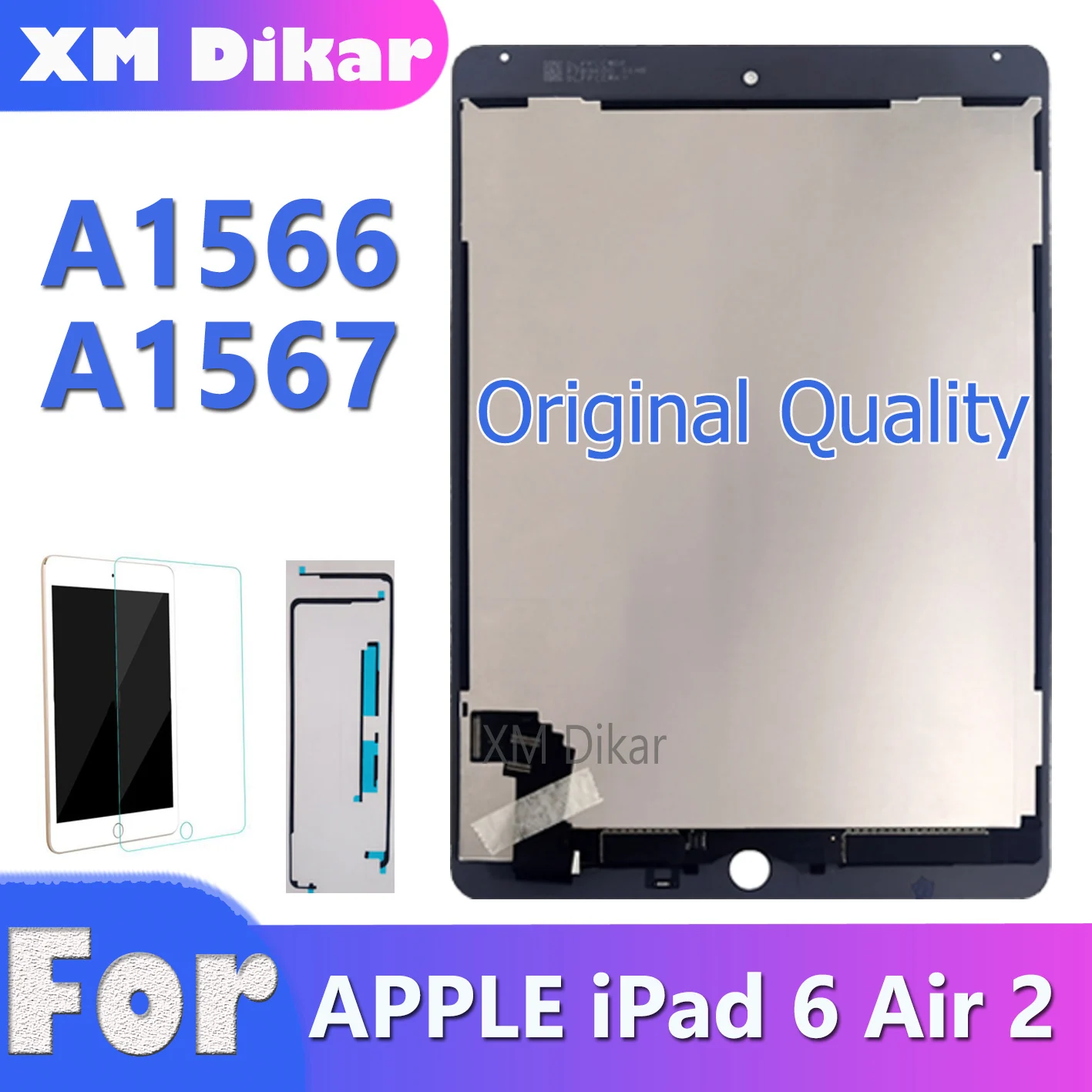 Оригинальный ЖК-дисплей для Apple iPad 6 Air 2 A1567 A1566 9 7 дюйма 100% хорошего качества