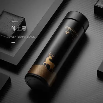 

OUSSIRRO 450ML Men's portable business Thermos 304 stainless steel Thermos Mug Vacuum Cup Sports Water Bottle