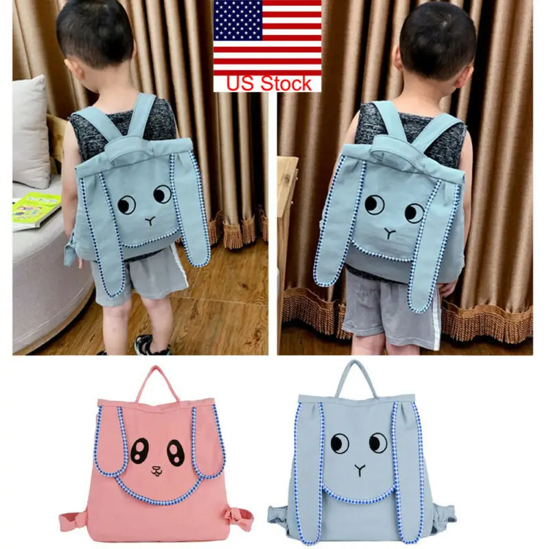 Baby Stuff Backpacks Clothing Toddler Kids Children Cartoon Backpack Schoolbag Long Dog Ears Shoulder Bag Boys Girl Gifts