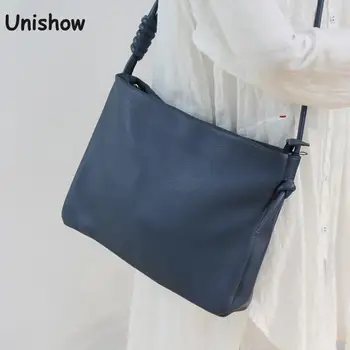 

Vintage Genuine Leather Women Leather Bags Brand Designer Large Capacity Leather Women Crossbody Bag Casual Female Totes Handbag