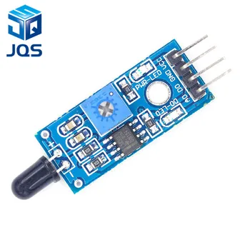 

IR Infrared 4 Wire Flame Detection Sensor Module IR Flame Sensor Module Detector Smartsense For Arduino