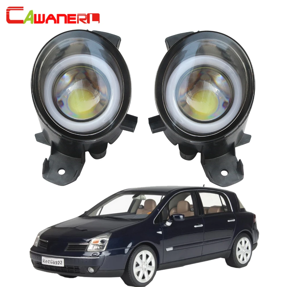  Cawanerl For Renault Vel Satis VelSatis (BJ0_) 2002-2015 Car 30W LED Fog Light Angel Eye DRL Daytim - 4000193416197