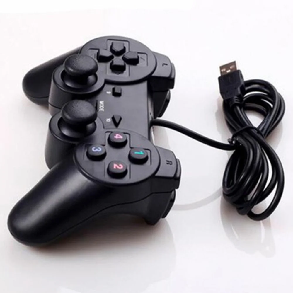 

Classic Wired Game Controller With USB For WinXP WIN7 WIN8 WIN10 and other games Ergonomic designed And dual vibration motors