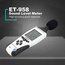 Цифровой измеритель уровня звука шумомер децибельный логгер измерение звуковое устройство монитор громкости 30-130dB ручной