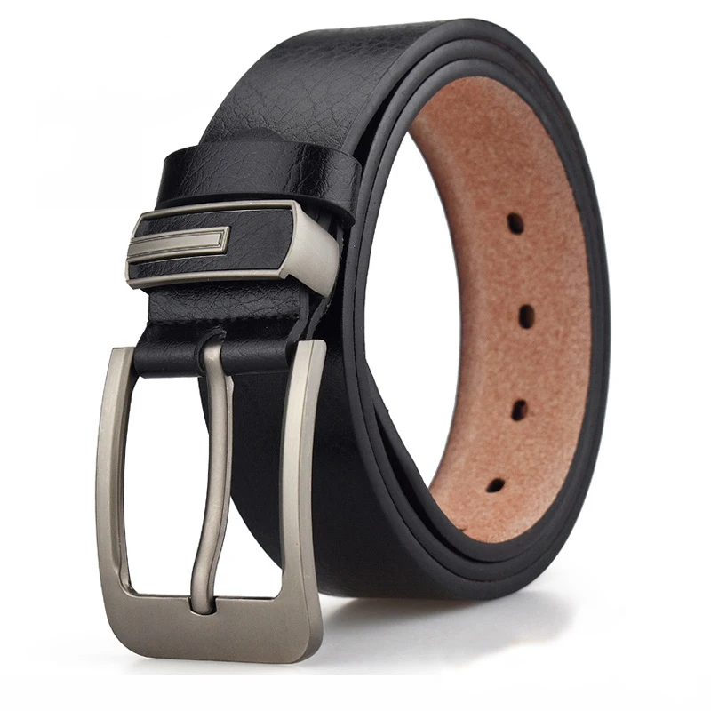 fish belt Men's Fashion Leather Belt High Quality Luxury Brand Ladies Metal Double Buckle New Belt with Jeans crocodile skin belt Belts