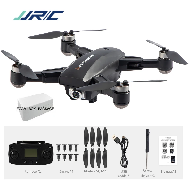 JJRC – Drone de course X16 avec caméra HD 6K, GPS, WIFI, 5G, FPV, flux  optique, sans balais, quadrirotor pliable - AliExpress