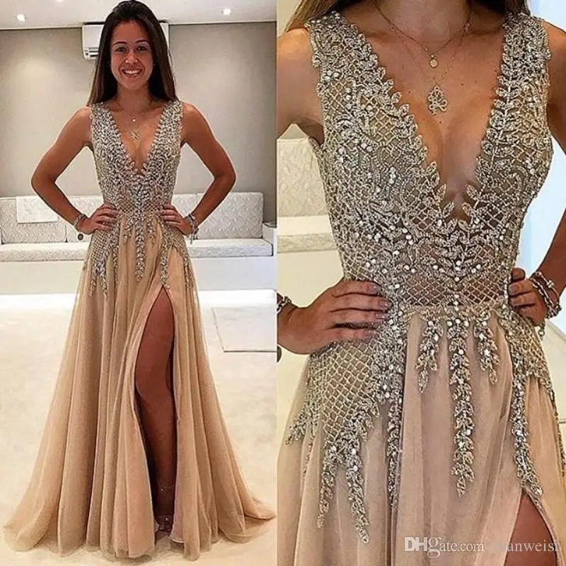 formal beaded gowns