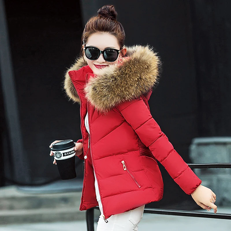 2019 Winter Jacket Women Fur Hooded Parka Long Coats embroidery Cotton Padded Coat Warm Thicken Jaqueta Feminina | Женская одежда