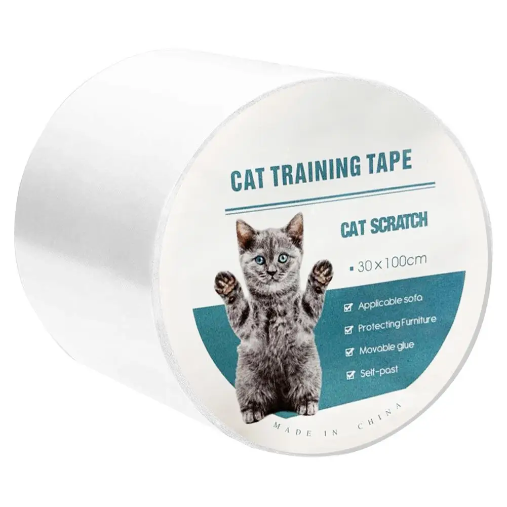 

Cat Anti-Scratch Training Tape Sofa Protector Pet Anti-Grab Stick Tapes Film Training Scotch Tape Home Sofa Floor Sticker Supply