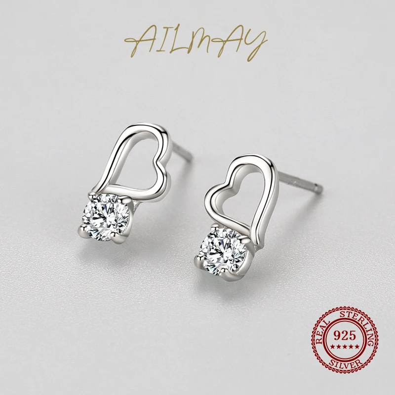 Reffeer Orecchini a cerchio ovali in argento sterling 925 per donna, orecchini da ragazza, orecchini a cerchio a goccia, orecchini a cerchio minimalisti Huggie, 1.8cm, Argento sterling, Nessuna pietra