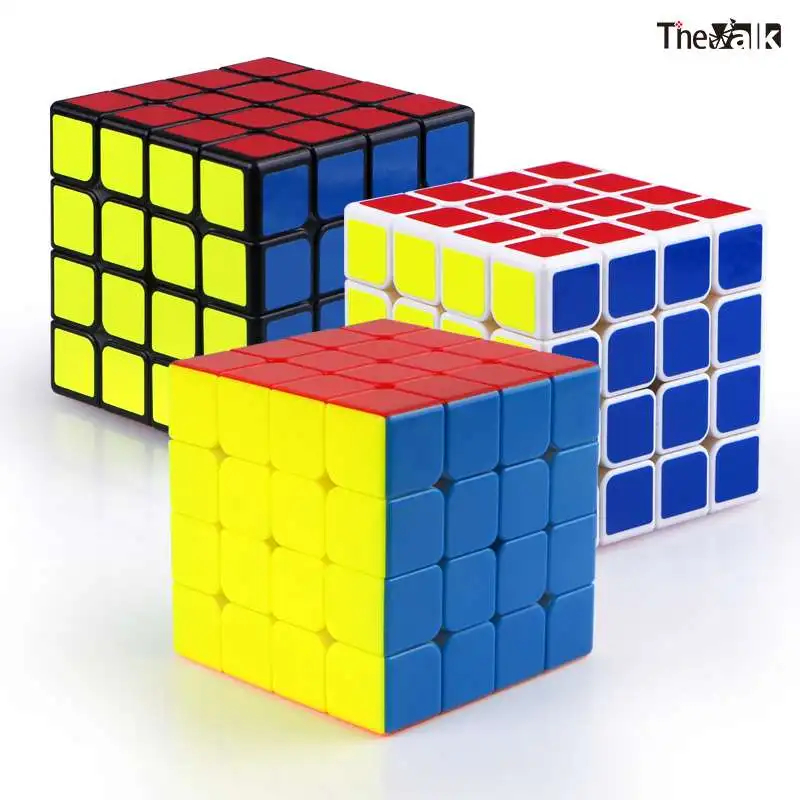 Qiyi Valk4 M 4x4x4 Магнитный Магический кубик без наклеек, скоростной кубик, развивающие игрушки, головоломка для мальчиков, игрушки для детей