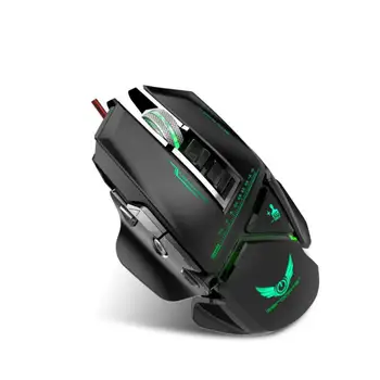

USB Wired Gaming Mouse LED Mechanical Game Mice 3200DPI Adjustable 7 Buttons Breathing For Gamer Mouse