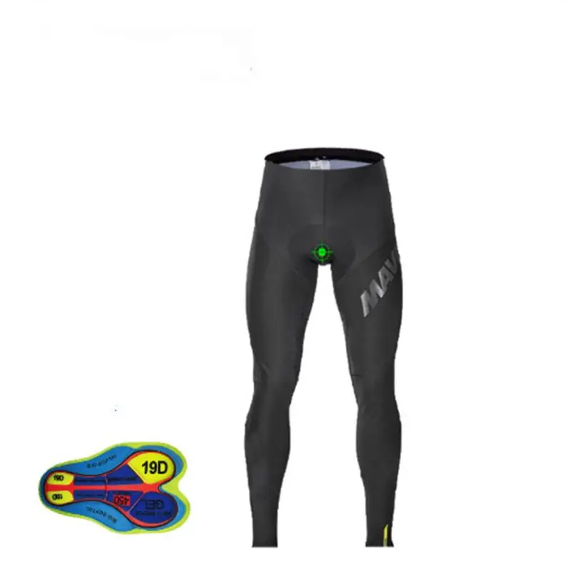 MAVIC Hombres Acolchado Ciclismo Largo Bib Bicicletas Pantalones гелевая Подушка 19d Medias Bicicleta de Ropa Ciclismo Invierno Pantalon