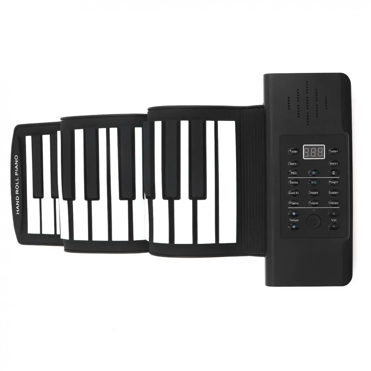 61 Ключ USB MIDI выход рулон пианино перезаряжаемая электронная силиконовая Гибкая клавиатура орган встроенный динамик