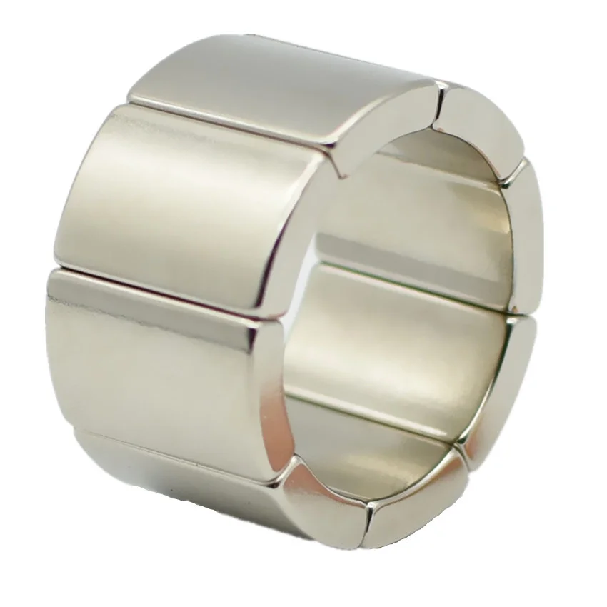 Магнит NdFeB Arc OR18xIR14x45deg.x20 мм N42H мощный моторный магнит для генераторов ветряных