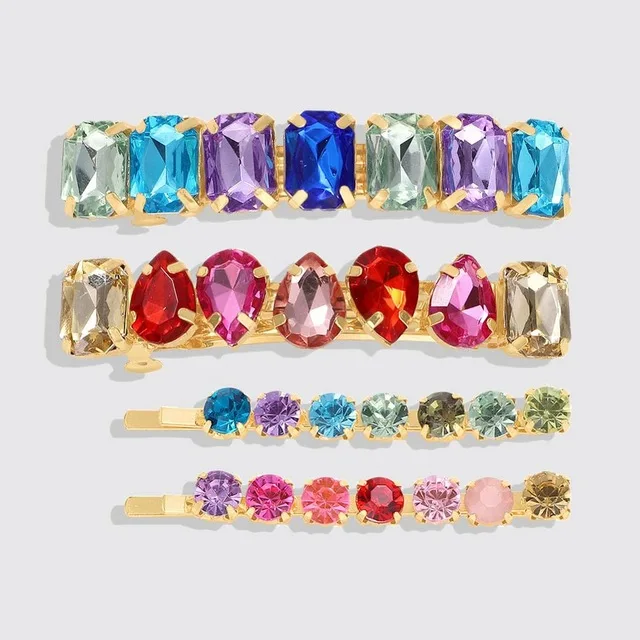 I0529 KOMi 30 Styles Hair Pins for Women ZA Hair Jewelry Gifts Shell Conch Hair Clips Simulated Pearl Crystals Barrettes Hot A60523 - Окраска металла: I0529