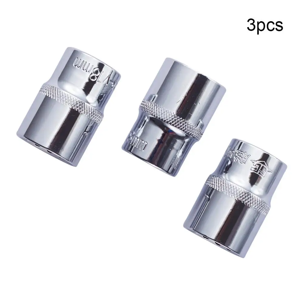 Utoolmart Новинка Utoolmart 3 шт./5 шт. 1/2 привод 18-24 мм Набор торцевых головок шестигранный хвостовик 12 боковой сливовый торцевой головкой гаечный ключ втулка комплект