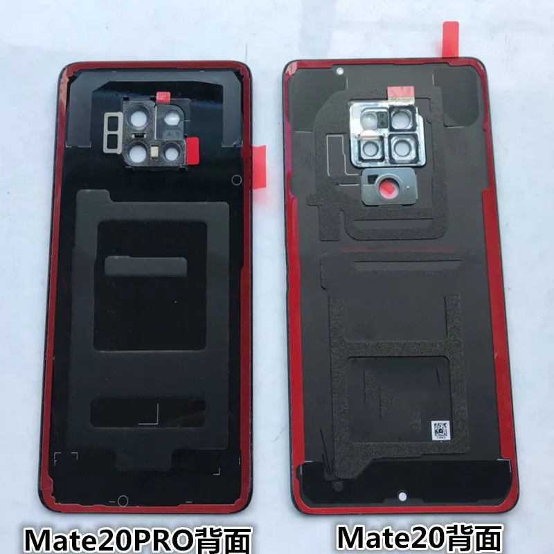 Для Huawei Mate 20 Pro LYA L09 L29 Dual SIM L0C Стеклянная Крышка батарейного отсека Корпус для