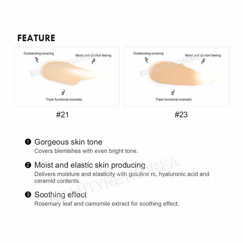 BB cream face cream original MISSHA M perfect cover BB cream signature real complete makeup face beauty Korea cosmetics