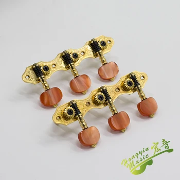 

1SET Golden Classic Guitar String Tuning Pegs Machine Heads Tuners Keys Parts