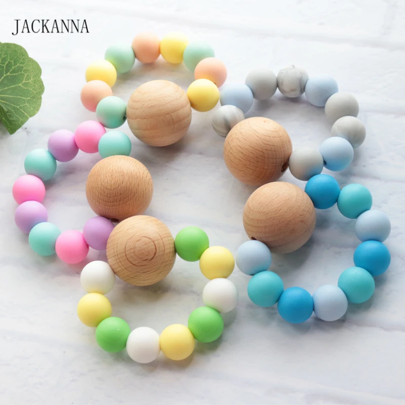 silicone teething bracelet