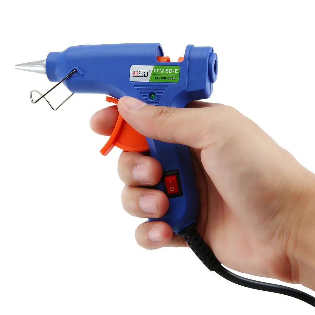 SD SD-E 25 Вт термоплавкий клеевой пистолет тепловые Пистолеты для DIY игрушка для развития моторики ремонтные инструменты электрический тепловой температуры Клеевые пистолеты