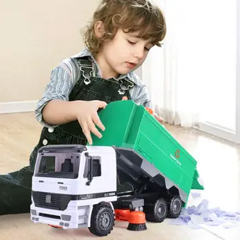 

Children Simulation Inertia Street Sweeper Truck Model with Music Light Trash