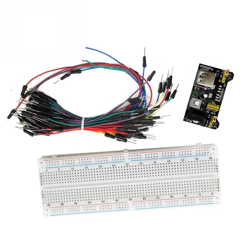 3 В/5 В MB102 макетная плата силовой модуль + MB-102 830 точек Solderless Прототип хлебопечки