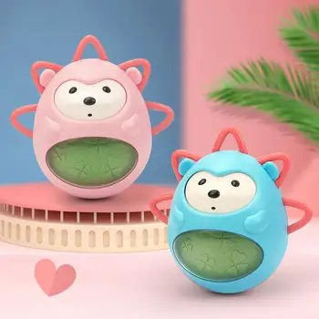 

Cartoon Hand Grip Ball Baby Shaking Rattle Tumbler Developmental Teething Toy Educational Toy Rabbit Bear Hand Bells