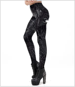 

InsHot Fashion Sexy Plus Size Workout Leggings For Women High Waist Push Up Legging Printed Female Fitness Pants Casual Trousers