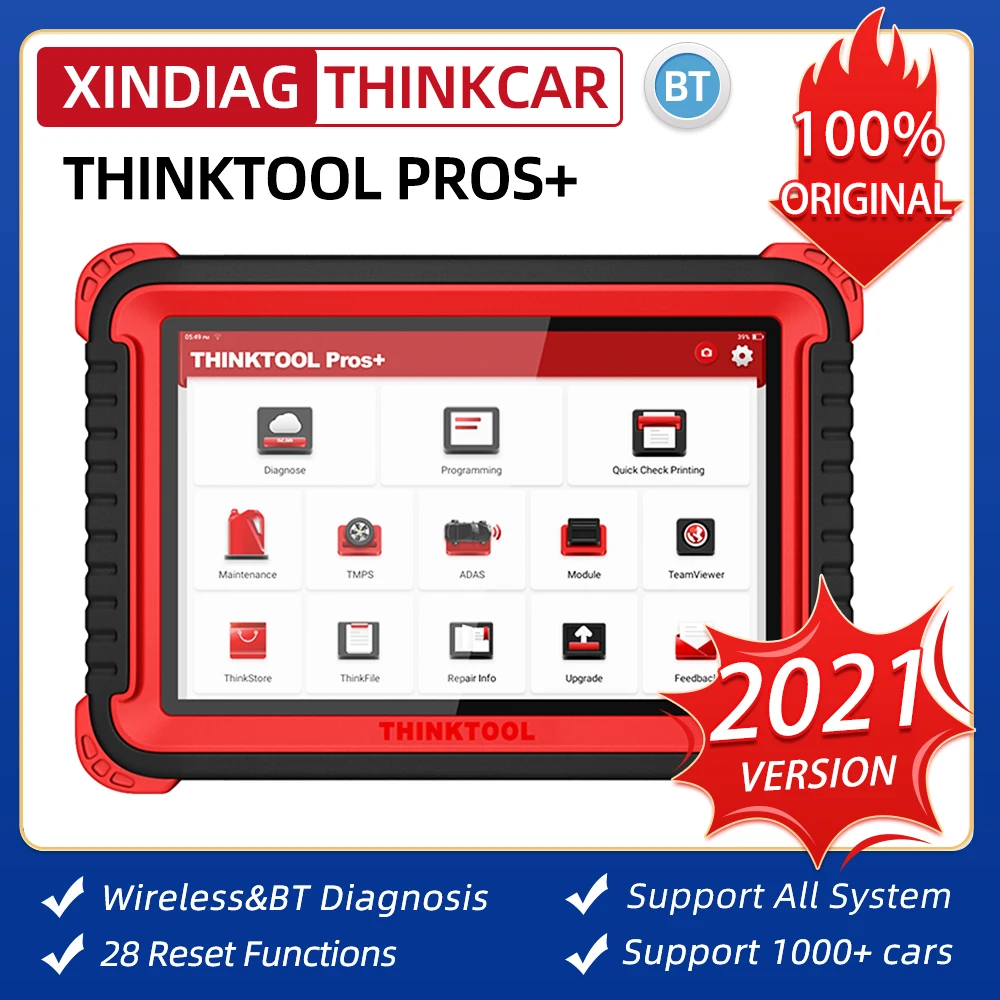 THINKTOOL Pros + автоматический диагностический инструмент 10 дюймов 4 128G TPMS онлайн