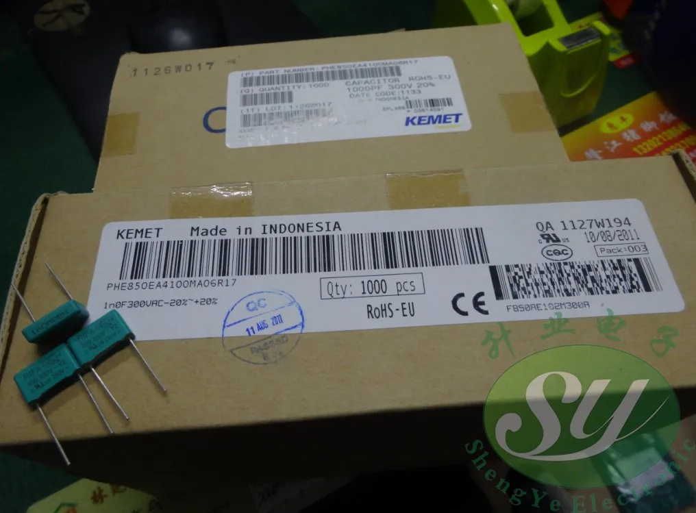 50 шт. RIFA PHE850EA4100MA 0,001 мкФ/300 VacNF 1000pf 1 n0 102 1,0