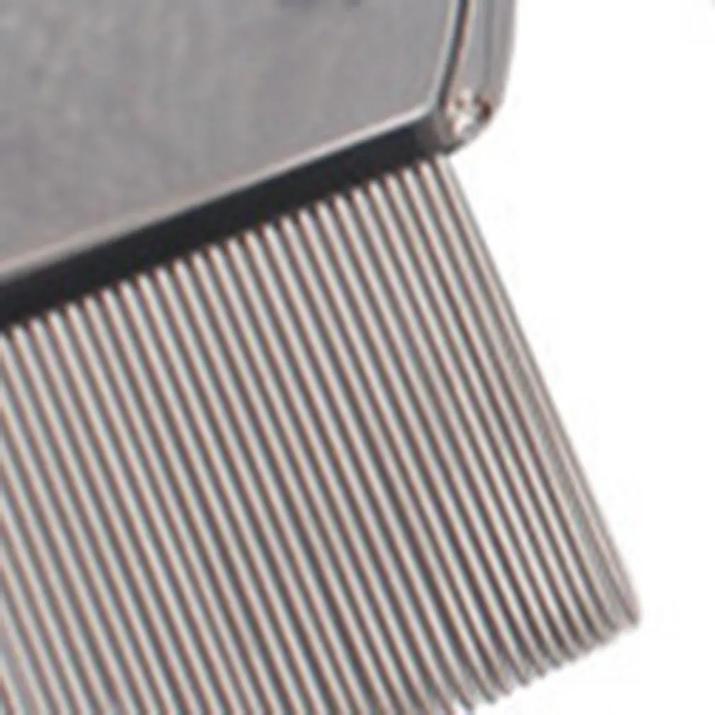 Стальная расческа нержавеющая сталь Tweezers иглы супер плотный зубы удалить Пинцет гребень Пинцет расческа пинцеты для питомцев