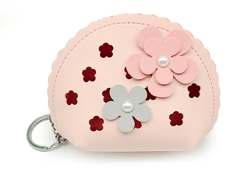 Цветы женские кошельки для девушек наушники для хранения банковских карт детская сумочка для девочек брелок для ключей милая маленькая сумка Кошельки для монет Porte Monnaie Femme