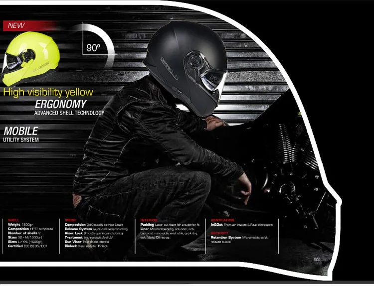 LS2 FF325 флип-ап мото rcycle шлем модульный мото rbike LS2 шлем с двойным солнцезащитным экраном гоночный шлем LS2 КАСКО Мото шлем