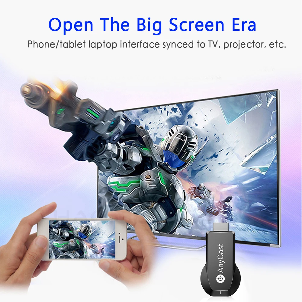 ТВ палка Anycast 5G/2,4G 4K HDMI Miracast DLNA Airplay WiFi Дисплей приемник ключ Поддержка Windows Andriod IOS