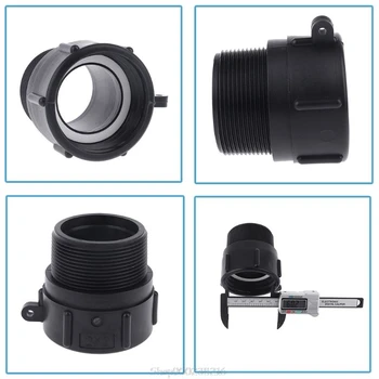 

1000L IBC Tote tank Garden Hose heavy duty BSP adaptor barrels valve parts S60x6 Female Buttress x 2\" Male NPT S27 20 Dropship