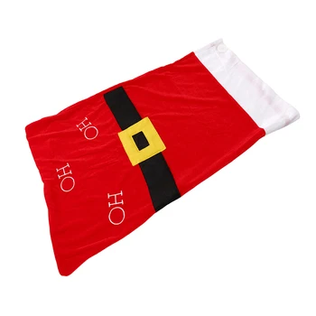

Christmas Day Decoration Santa Claus Large Sack Stocking Gift bags HO HO Christmas Santa Claus Xmas Gifts Storage Bag