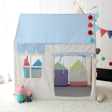 Скандинавские ins дети teepe палатка игровой домик для мальчика в помещении детская раздельная кровать из цельного дерева игрушка Принцесса замок дом