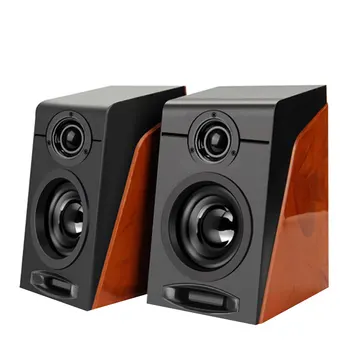 

2pcs New MiNi Subwoofer Restoring Ancient Ways Desktop Small Computer PC Speakers With USB 2.0 & 3.5mm Interface