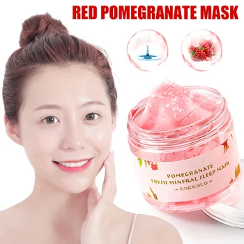 

NEW Red Pomegranate Mask Whitening Moisturizing Anti Wrinkle Facial Mask Brighten Skin Care Gel