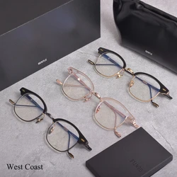 Korean brand GM Eyewear titanium Prescription Eyeglasses Frame GENTLE West Coast Retro Optical glasses Frames Men Women