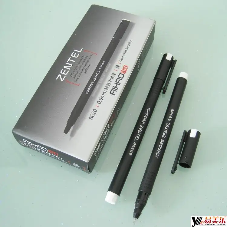 Aihao Zentel 8620 Commercial Gel Pen Very Smooth 12 pcs/lot
