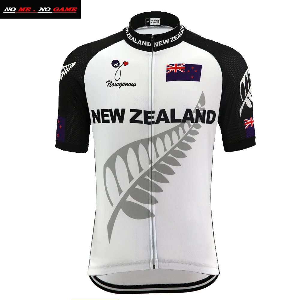 New Zealand cycling jersey men summer short sleeve cycle tops mtb road