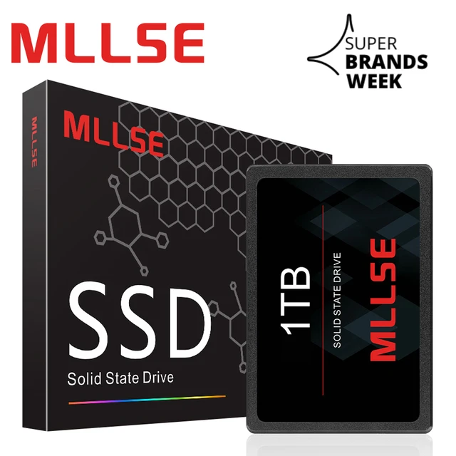 MLLSE High Quality SSD 128GB 256GB 512GB 1TB 2.5'' SATA III SSD ...