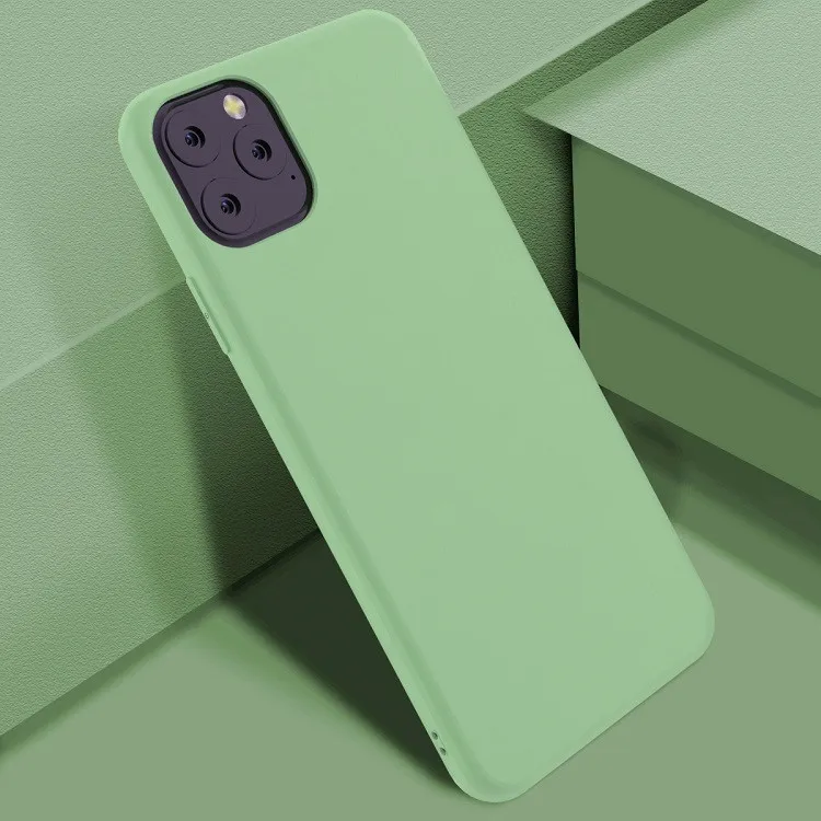 08 Для iPhone 11 11 Pro Max чехол силиконовый карамельный цвет встроенный бархат Тонкий Матовый Мягкий ТПУ чехол для iPhone 11 XI чехол - Цвет: 08