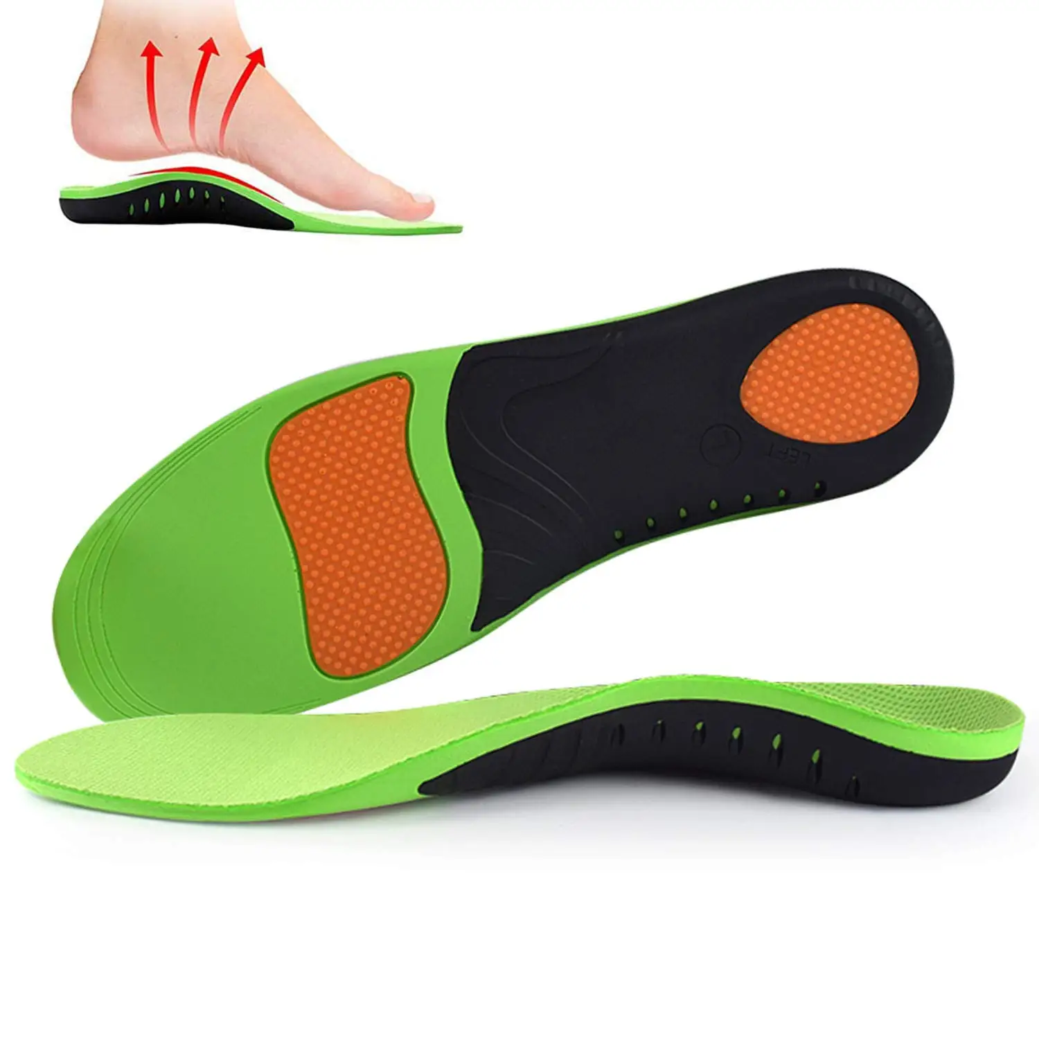 

sneaker shields PU Orthotic Insole Flat Feet Arch Support Orthopedic Shoes Sole Insoles for Men Women Pads basket montante femme
