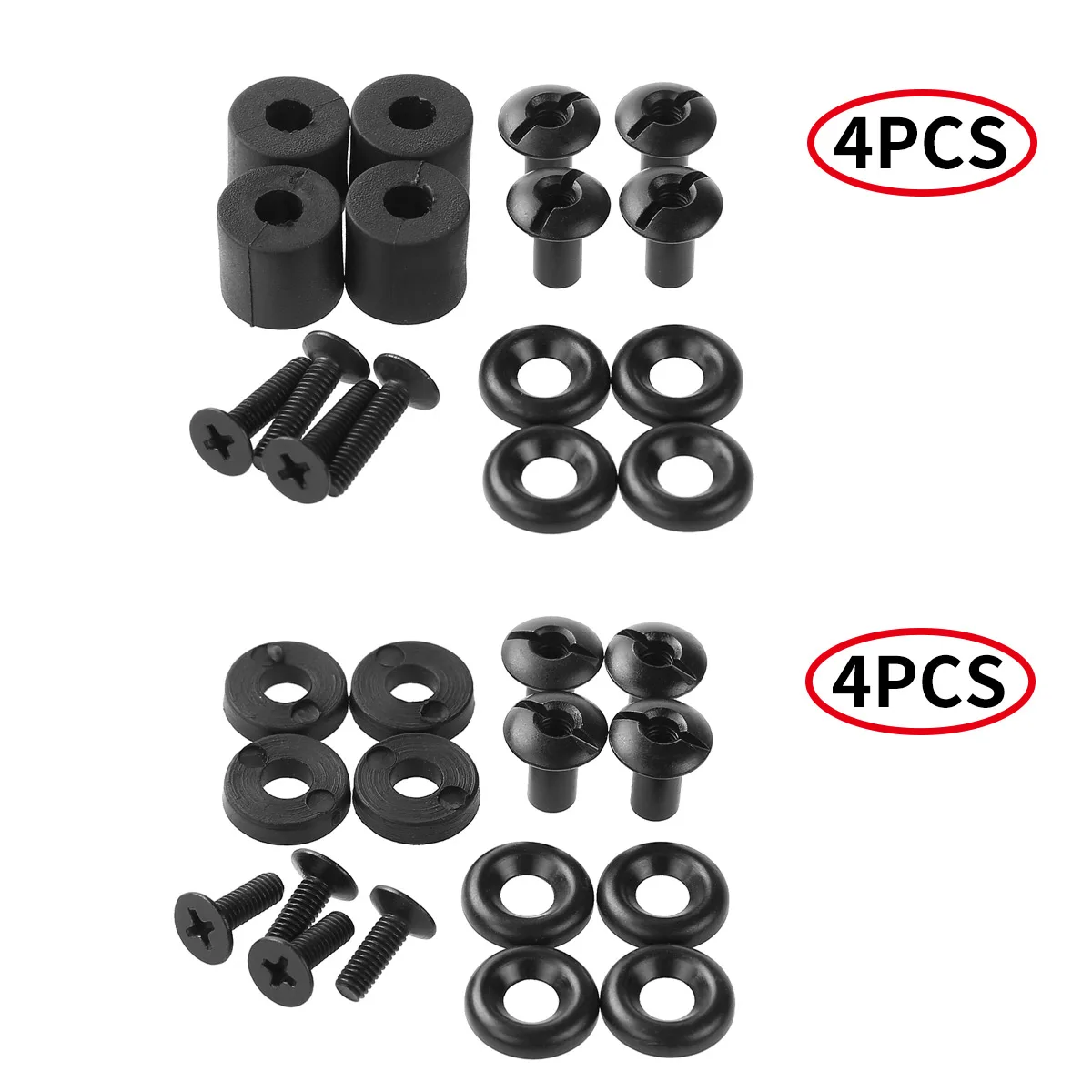 4 Set DIY Tuckable Kydex Holster Accessories Durable Anti Rust Concealment Express Spare Tools Hardware Kit Scabbard Screw Parts |