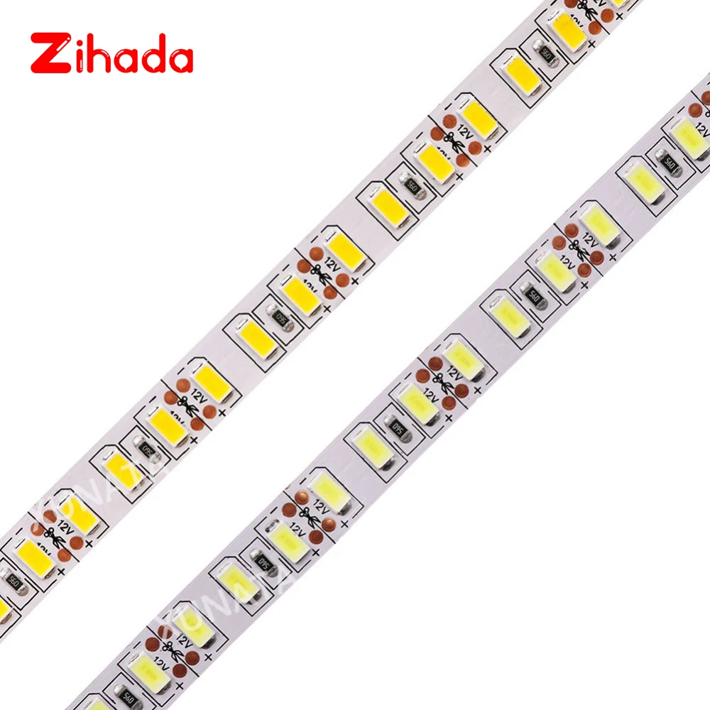 12 В Светодиодная лента SMD5630 120 светодиодов/м неводонепроницаемая Диодная Гибкая
