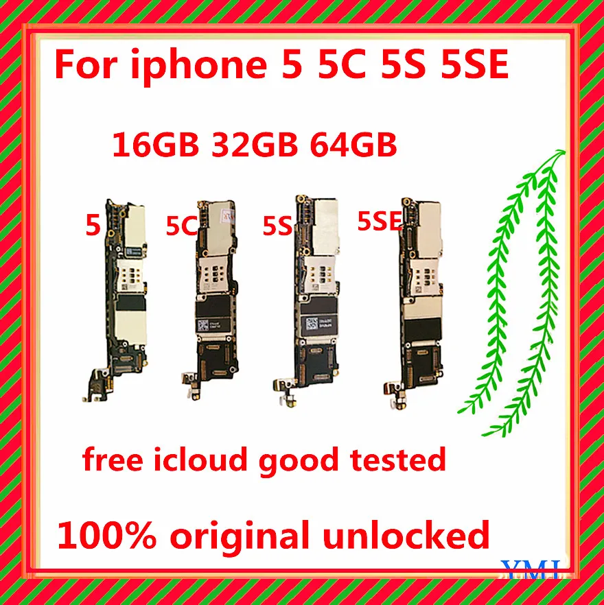 Оригинальная материнская плата для iphone 5 5C 5S 5SE разблокированная с системой IOS